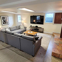 The basement inside 4441 Sandy Lane rd. Columbus Ohio.