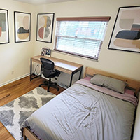 One of 3 bedrooms inside 4441 Sandy Lane rd. Columbus Ohio.