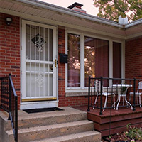 The front porch at 4441 Sandy Lane rd. Columbus Ohio.